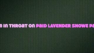 Close-up eyes-roll cam show of intense face-fucking action