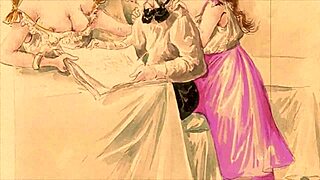 vintage antique retro illustration