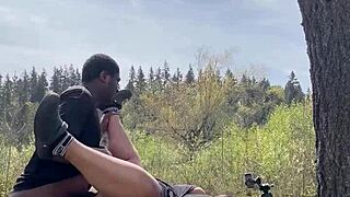 Remi, you taking that huge BBC on a giant rock like a champ!