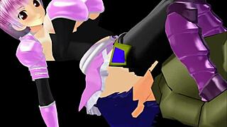 girl b hero anime scenes part 7 with millis