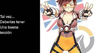 Tracer Overwatch Teases With Femdom Joi And Anal Toys