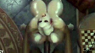 Harley Quinn gets hard fuck compilation with monster cock