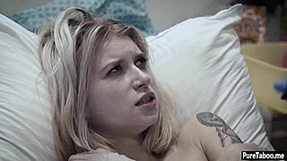 Petite blonde teen gets abused by a doctor with a large penis in a hospital