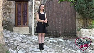 amandine follows naughty marie into wild french group banging with mixed tits