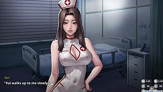 In this emotional asian anime hentai hospital party, naughty nurse yui gives surprise handjob to patient with cumshot and masturbation feelings