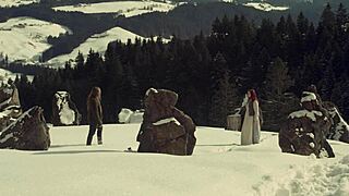 black metal vibes, uncensored perchta in alps austria, goth doggystyle raw