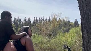 Remi, you taking that huge BBC on a giant rock like a champ!