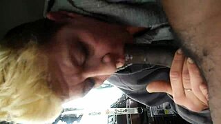 hey, check out this babe swallowing black cum 😋