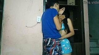 hey, my stepsister in short panties cleans my room, waiting to get bent over! 🐶