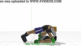 Little Mac engages in bareback gay sex during the game