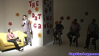 Orgy-Loving Gay Hunk Gets Tagteamed by Athletic Studs in Wild Session