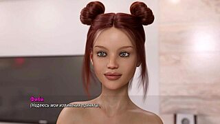 3D animated sex game with big tits and hard nipples