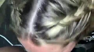 Sloppy blowjob with swallowing in anime hentai