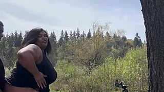 Remi, you taking that huge BBC on a giant rock like a champ!