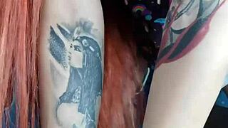 nastya fox fucks herself with unicorn dildo and clips nipples