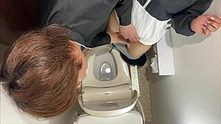 Japanese Teen Couple Goes Wild with Raw Sex in Toilet