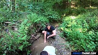 exploring nature with raunchy step-uncle foreplay