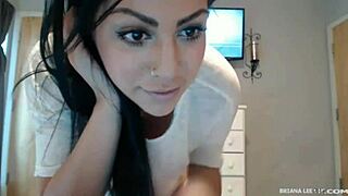 Briana Lee shows off her natural tits!