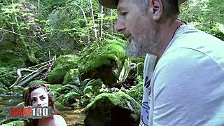 Fishing Party by the River with Young 18+ Skinny Spanish Babe Melody Teen 18+