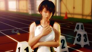 เล่นกับ Rena Senpai และกระบองในฉาก POV อนิเมะเย็ด