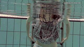 Loris Licicia's Sensual Underwater Striptease