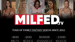 Steamy Step Mom Seduces Step Son with Massive Natural Tits in Taboo Action