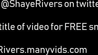 Redhead with big tits fucks creamy dildo in high heels, clothes ripped during web chat cum session