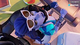 saveass rule34 compilation overwatch brigitte widowmaker mercy pharah kiriko atomic heart