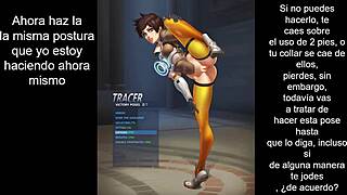 Tracer Overwatch Teases With Femdom Joi And Anal Toys