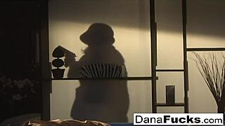 Dana Dearmonds Fucks Brunette Babe's Pussy and Ass in Lesbian Action