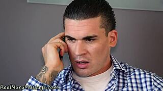 fetish masseuse swallows cum after nuru massage 😍