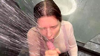 My Step Mom Forced Me to Wash and Cum. That Was Intense and Wet!