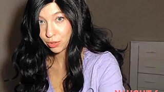 My girlfriend skips anal, but her step-mom takes it deep. Blue-eyed whore loves missionary creampie.