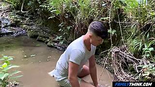 exploring nature with raunchy step-uncle foreplay