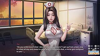 In this emotional asian anime hentai hospital party, naughty nurse yui gives surprise handjob to patient with cumshot and masturbation feelings