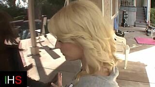 Can you handle this sexy blonde getting her pussy fucked hard and covered in cumshot from a huge cock?