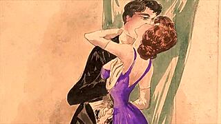 vintage antique retro illustration