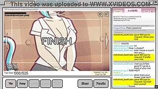 Nicole in risky job hentai game, ep 2, fondlin’ tits for customers, wow!