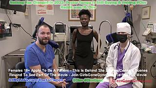 I watched virgin Rina Arem get deflowered by Doctor Tampa in Florida clinic