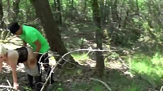 check out this busty tattooed mature getting anal outdoors