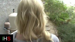 Can you handle this sexy blonde getting her pussy fucked hard and covered in cumshot from a huge cock?