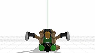 Little Mac engages in bareback gay sex during the game