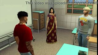 Extra homework special in Sims 4 18+ Spanish edition 📚