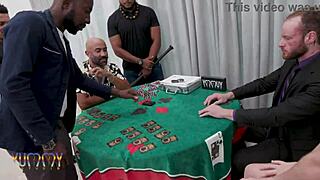 Bruna Santos pays husband's card debt with her body in a wild group session.