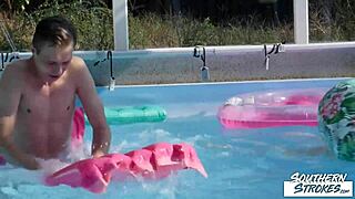 Young gay guys having fun with gay blowjob and bareback sex