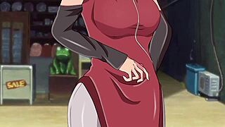 this naruto parody with sarada went way too far, bent over in uncensored hentai doggystyle pussy pounding! 🔥