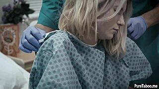 Why does this hurt petite teen take a nasty doctor's cock?