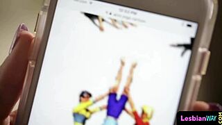 yoga babes are pussylicking each other in this intense foursome session