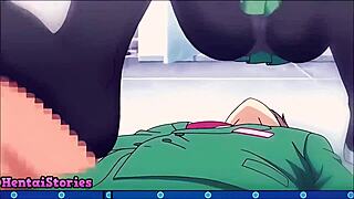 horny teen gets huge cock stuffed in pussy