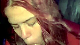 amateur redhead with huge tits rides